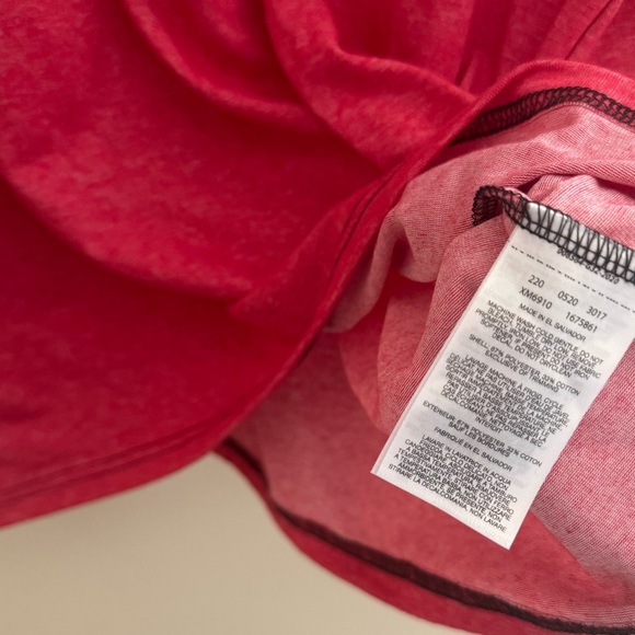 Columbia Thistletown Park Raglan Tee Men’s Size Large Long Sleeve Red Dark Grey - Picture 6 of 7